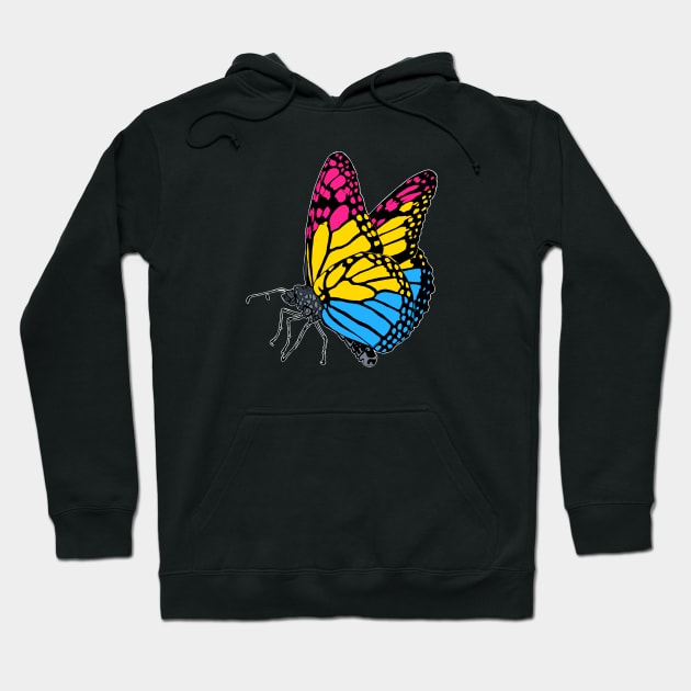 Pansexual Butterfly Hoodie by theartfulscientist